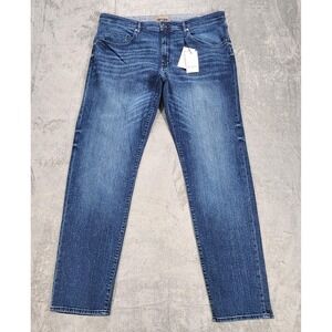 Robert Graham Jeans Mens 42x36 Indigo Blue Lugger Perfect Fit Stretch Denim‎
